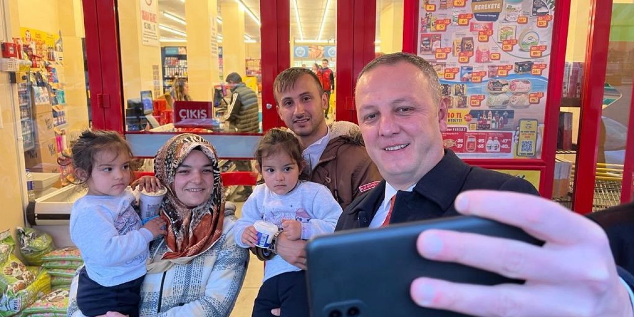 Başkan Selim Alan’a Beycuma’da güler yüzlü karşılama