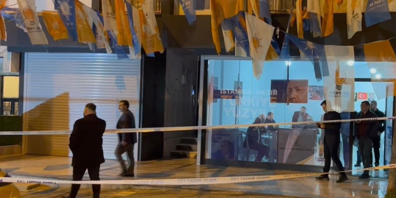 AK Parti Bahçelievler seçim bürosuna silahlı saldırı! Kabaktepe'den açıklama