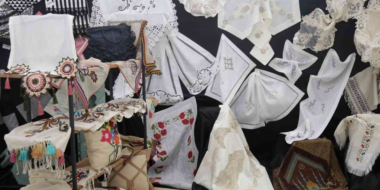 Kadınlar baharın gelişini el emeği göz nuru eserleriyle karşılayacak