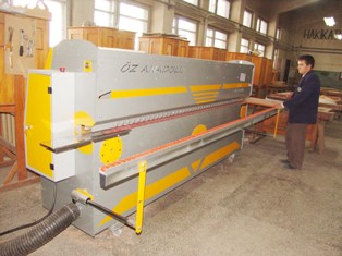 Ahşap teknoloji bölümüne yeni makine