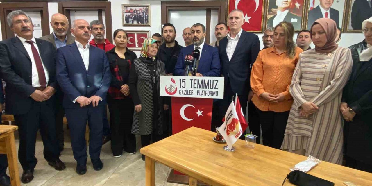 15 Temmuz Şehitler ve Gaziler Platformu Başkanı Bulut, “Biz millet olarak 14 Mayıs’ta cevabımızı vereceğiz”