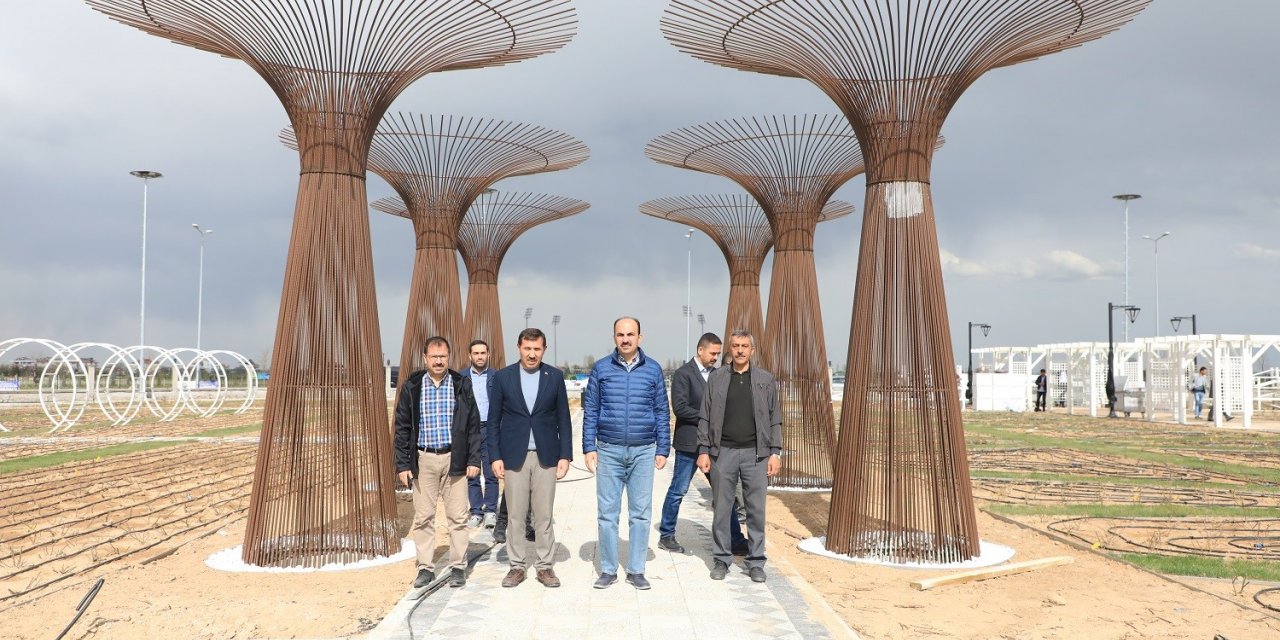 Konya’nın güzelliğine güzellik katacak Karatay Gül Bahçesi’nde sona doğru