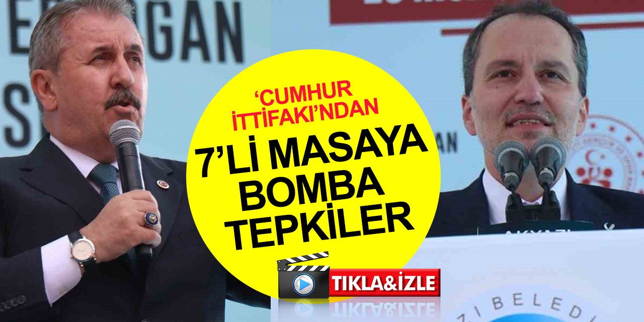 Fatih Erbakan ve Mustafa Destici'den 7'li masaya sert tepkiler! 'Vatanı emlak ofisinden satın almadık'