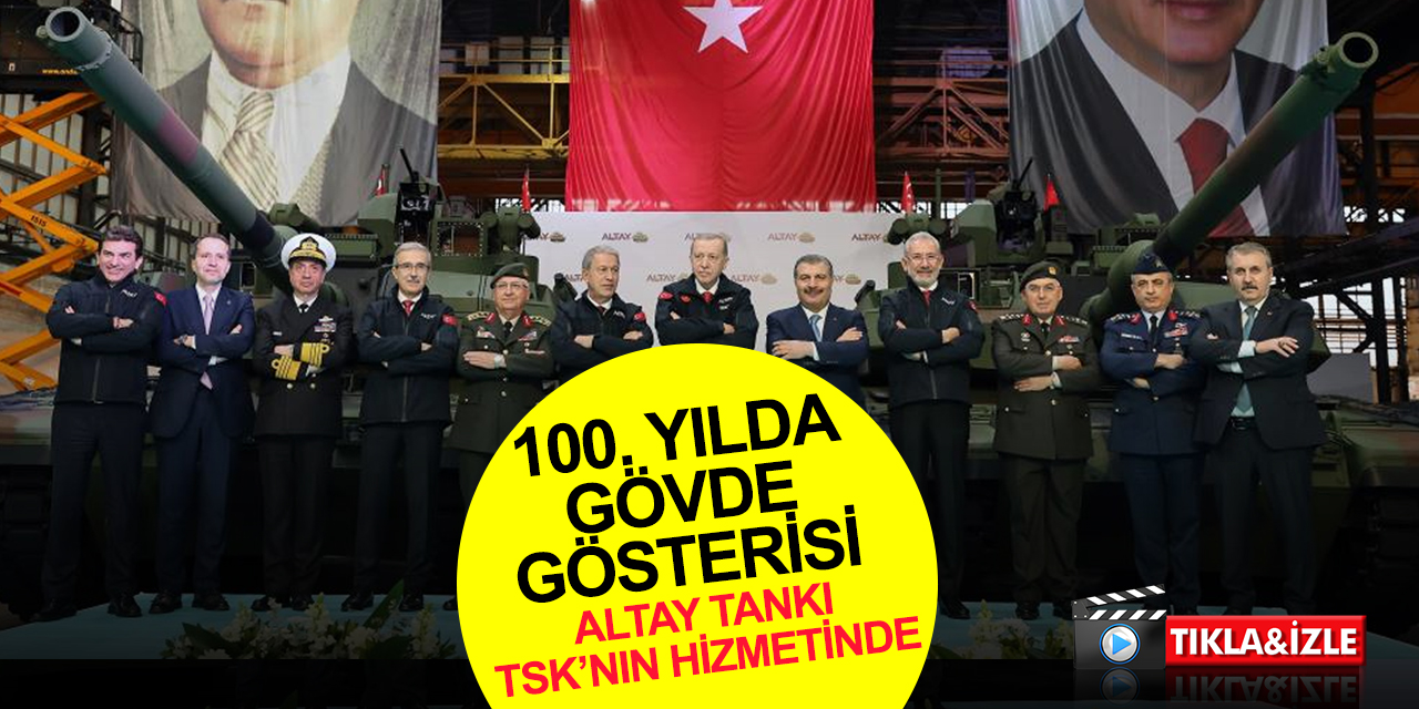Cumhurbaşkanı Erdoğan'dan Altay Tankı'nın TSK'ya teslim töreninde önemli mesajlar! Hedef tam bağımsız Türkiye..