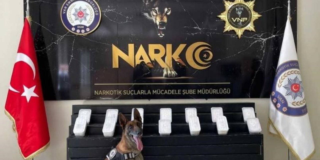 Van’da 10 kilo 500 gram metamfetamin ele geçirildi