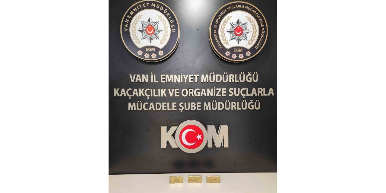 Van’da gümrük kaçağı 4 kilo altın ele geçirildi