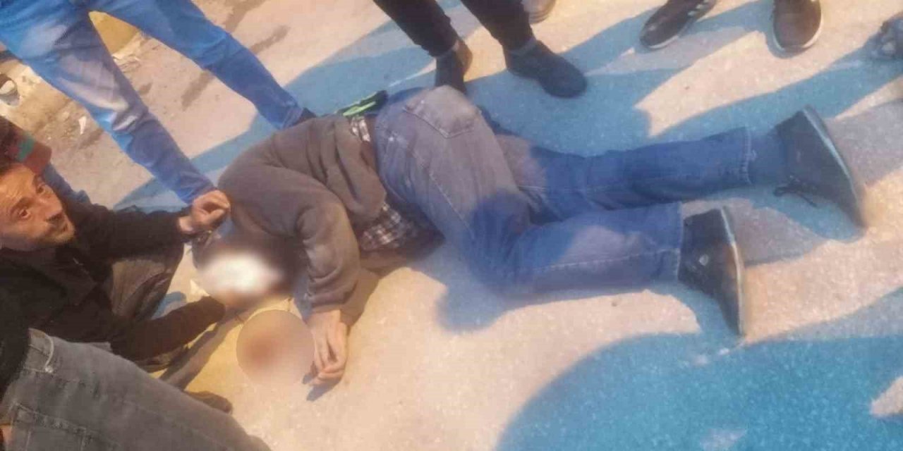 Bisikletten düşen kişi ağır yaralandı