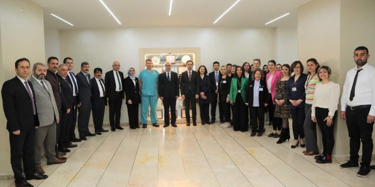 ERÜ Hastanelerinde bayramlaşma merasimi düzenlendi