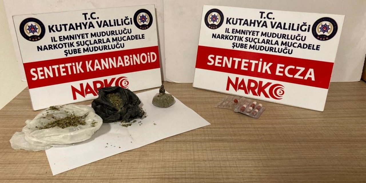 Kütahya’da uyuşturucu operasyonlarında 2 gözaltı