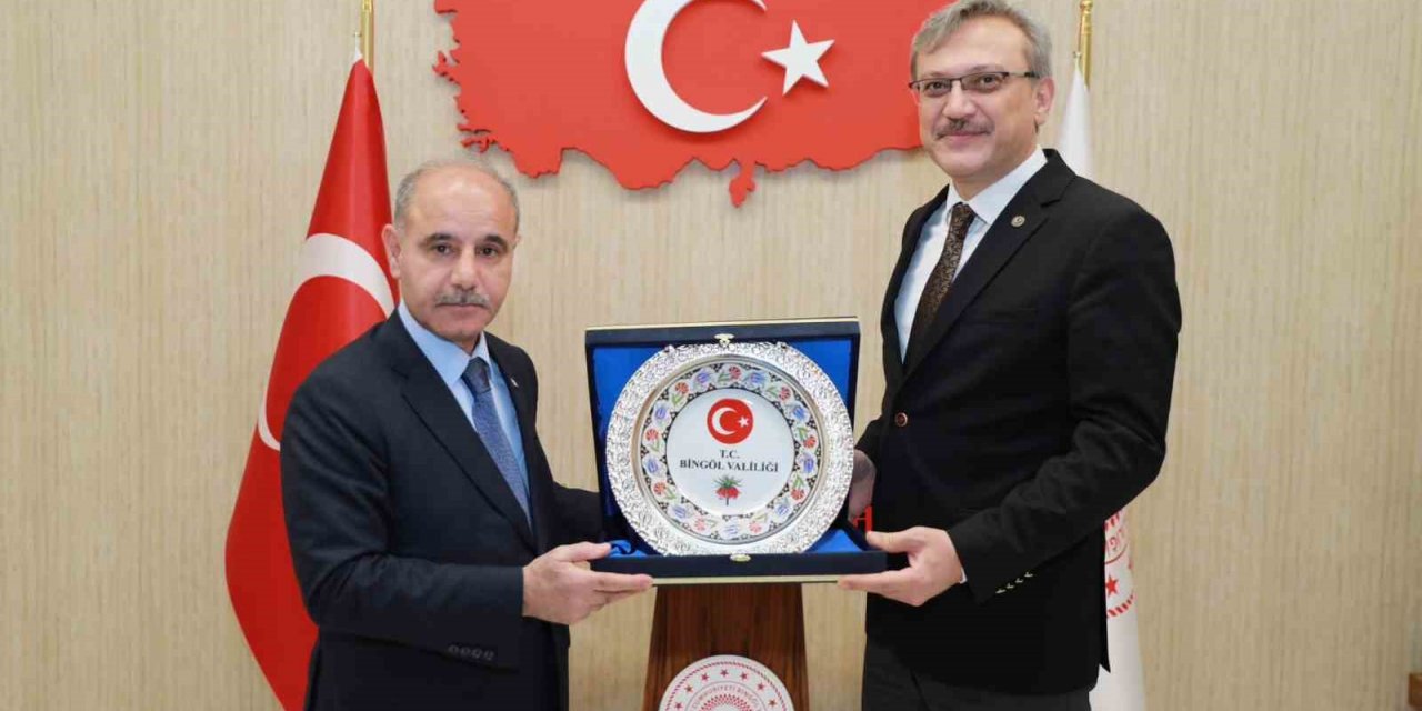 Emniyet Genel Müdürü Aktaş, Vali Ekinci ile bir araya geldi