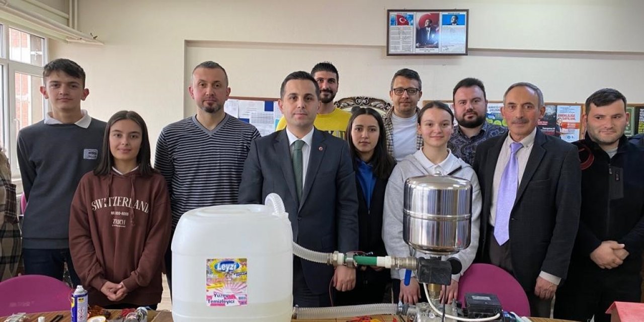 Lise öğrencilerinin minyatür elektrik türbini, TEKNOFEST finallerine katılacak