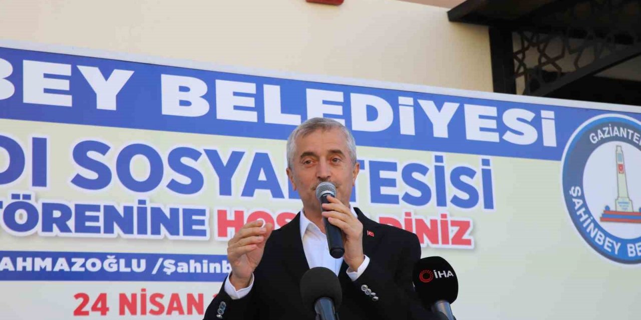 Ünaldı Mahallesinde yapılan sosyal tesisisin açılışı yapıldı