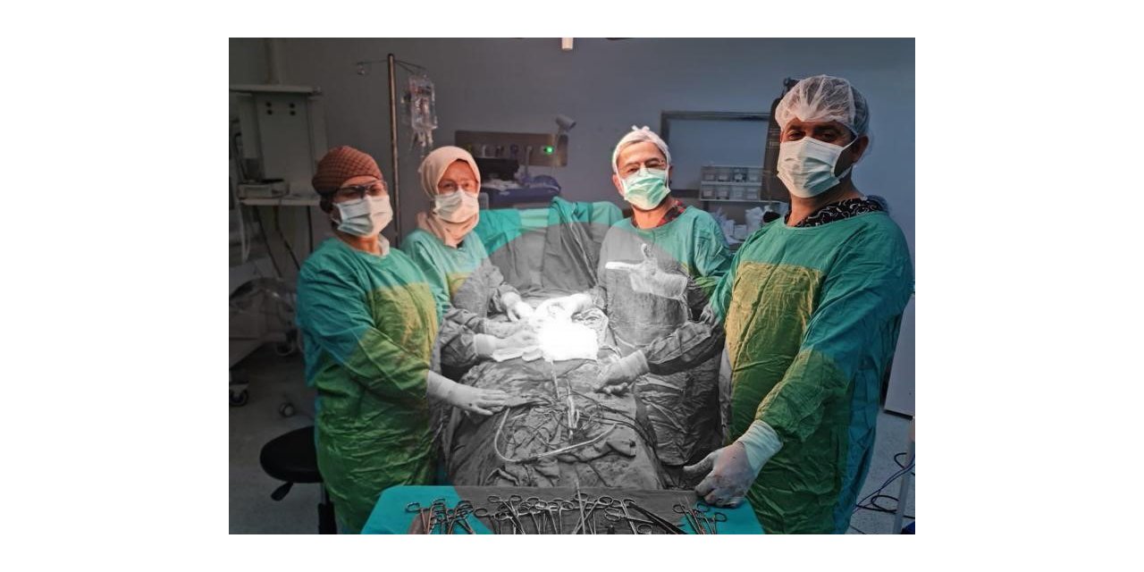 Kadının rahmi alınmadan 5 kilo ağırlığındaki 13 adet miyom çıkarıldı