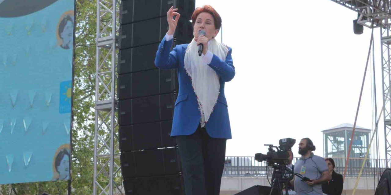 Akşener: "İYİ Parti’yi birinci parti yapın, ben de başbakan olayım"