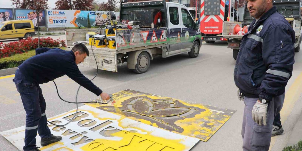 Bolu’da 200 yaya geçidi boyanacak