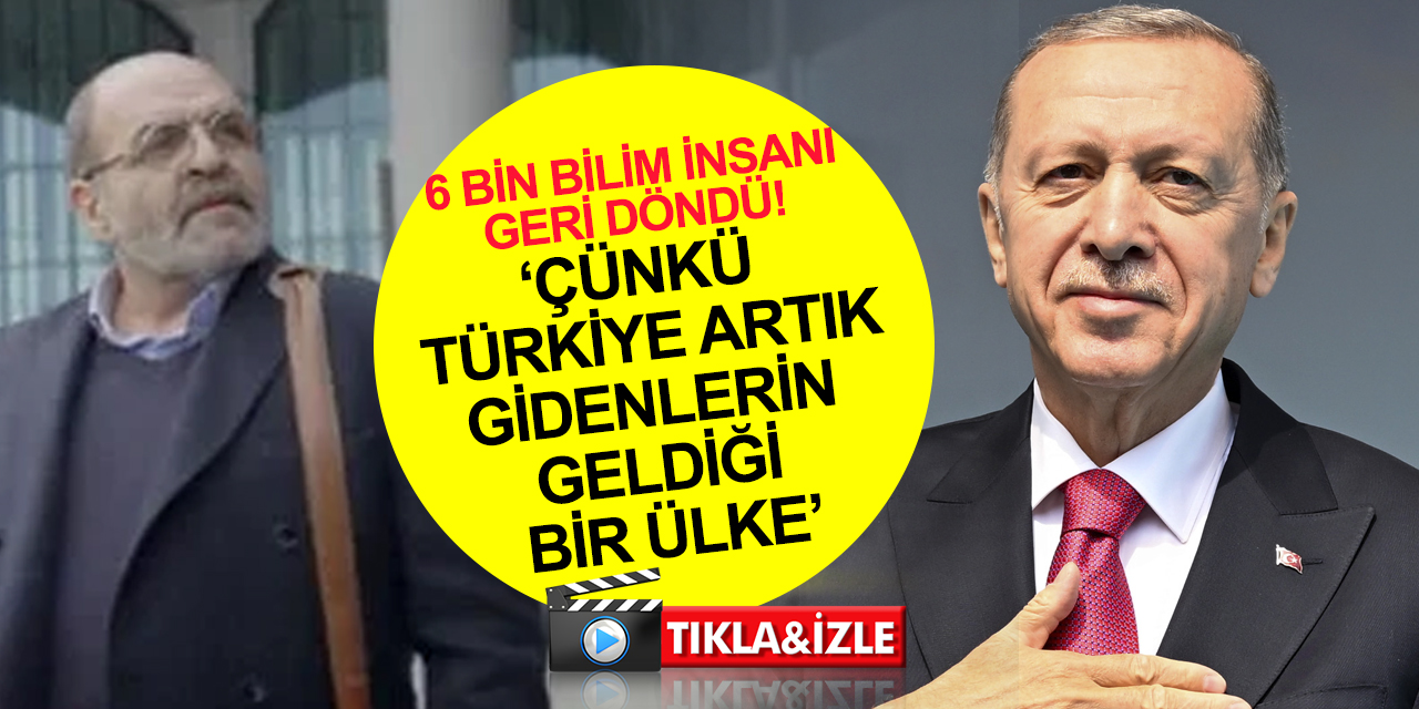 Cumhurbaşkanı Erdoğan: 6 bin bilim insanımızı milletimize, memleketimize geri kazandırdık