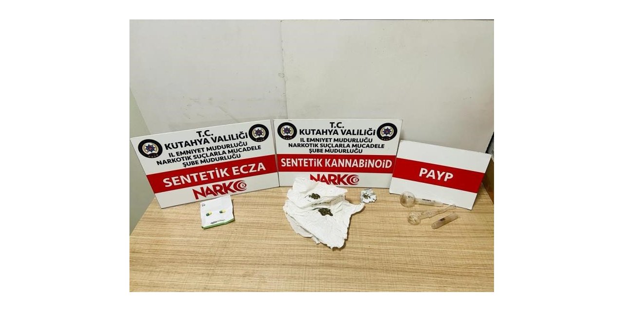 Kütahya’da bir evde uyuşturucu ele geçirildi