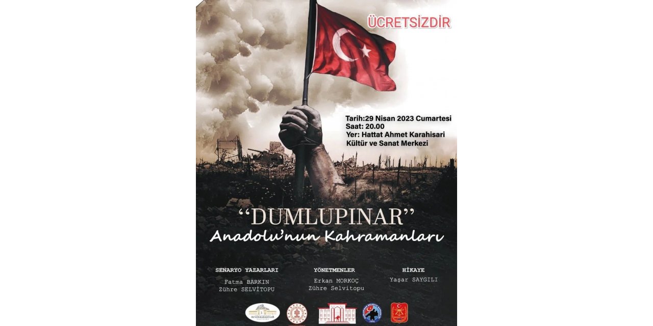 Kurtuluş Savaşı destanı tiyatro oyunu ile anlatılacak