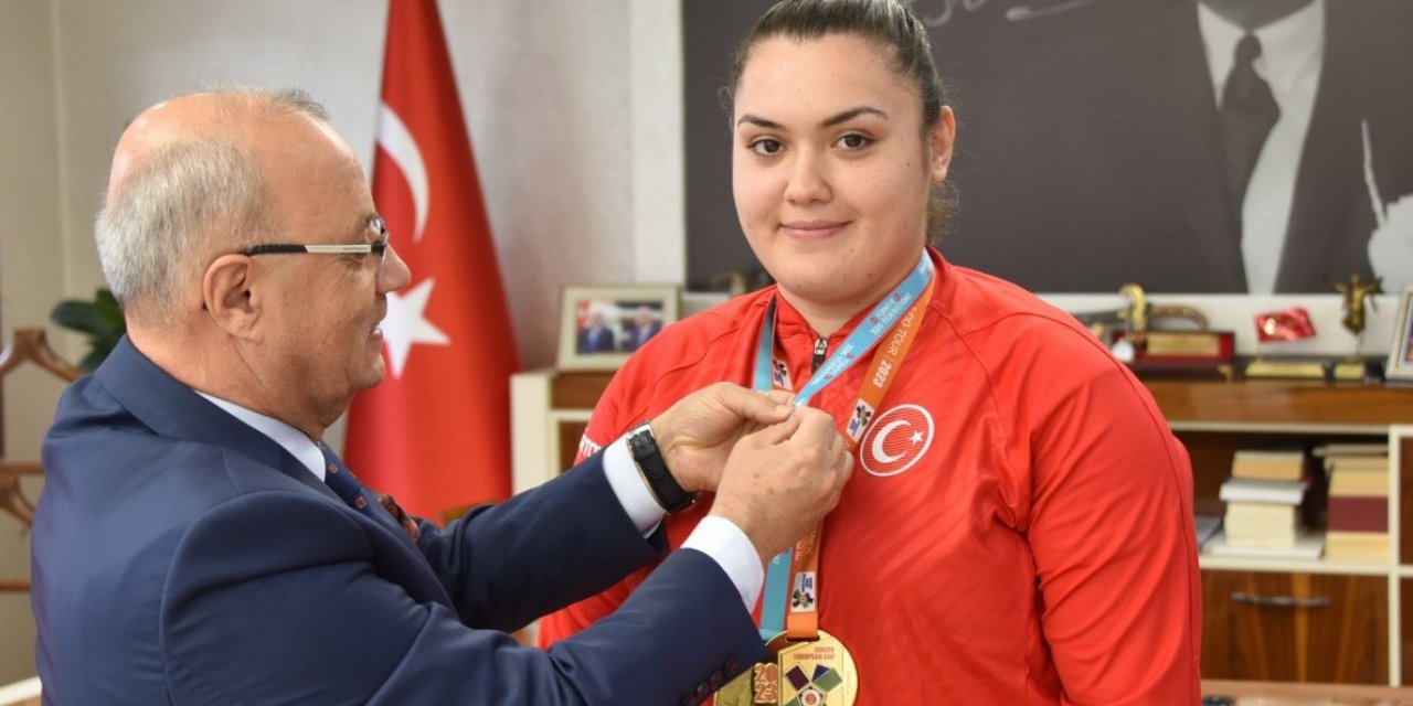 Avrupa Şampiyonu Manisalı judocu altınla ödüllendirildi