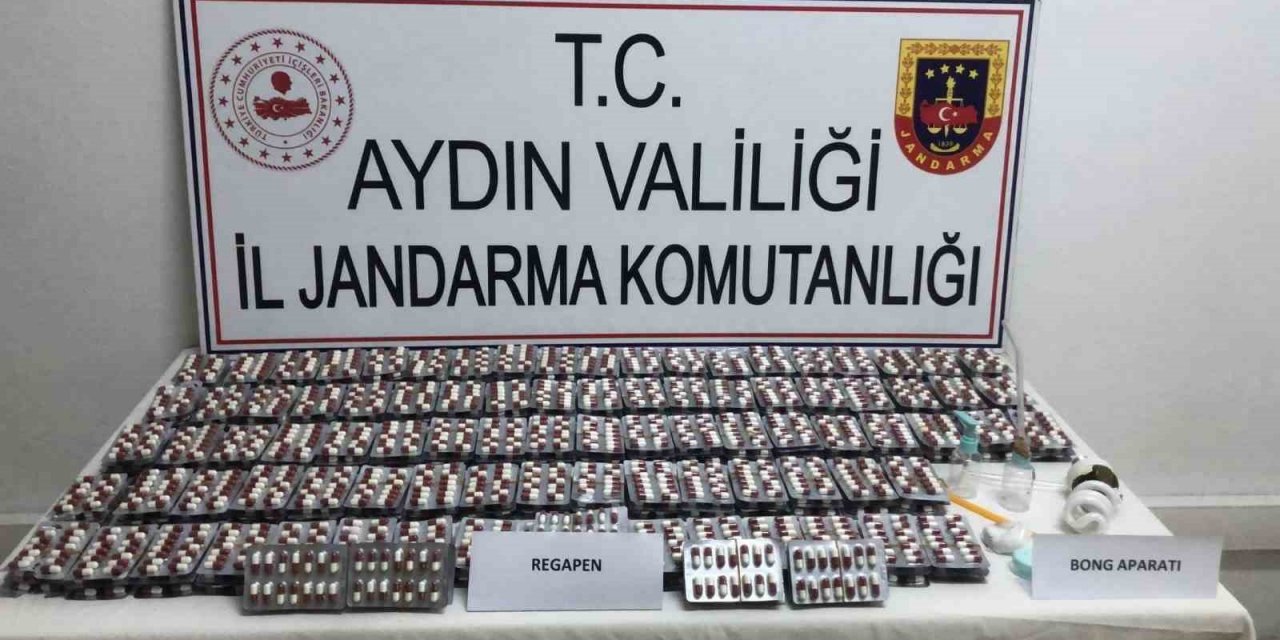 Sultanhisar’da 6 bin adet sentetik uyuşturucu hap ele geçirildi