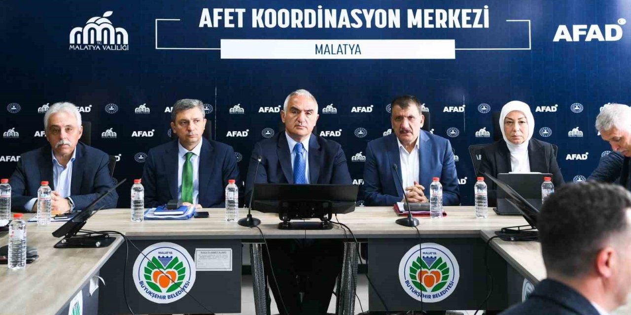 Bakan Ersoy, Malatya’da koordinasyon toplantısına katıldı