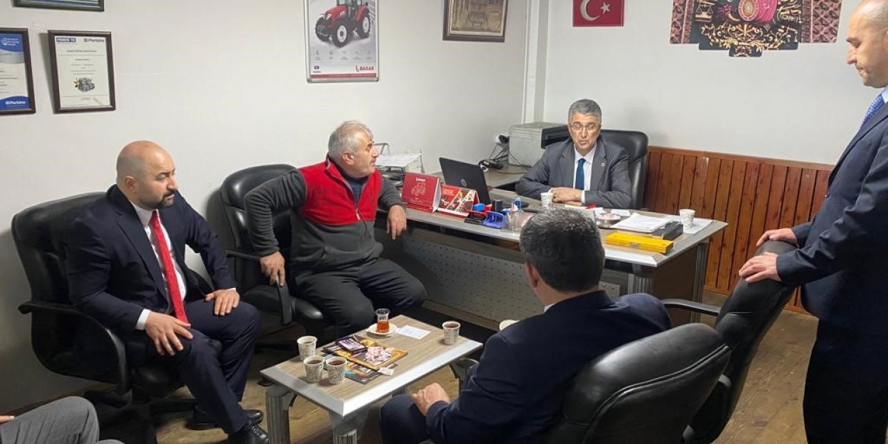 Kamil Aydın Pasinler Sanayi Esnafını ziyaret etti