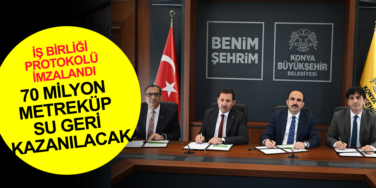 Başkan Altay'dan Konya için önemli açıklama! Apa Barajı Kanal Rehabilitasyonu ile 70 milyon metreküp su geri kazanılacak