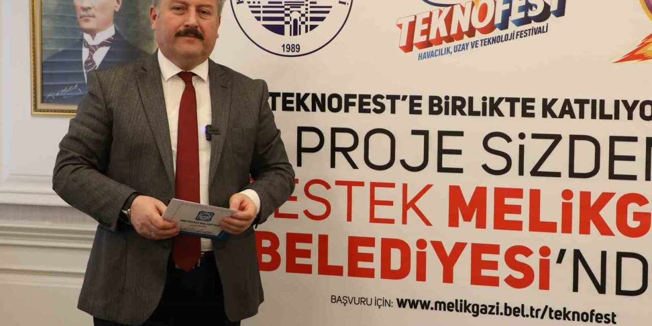 Melikgazi Belediyesi destek verdiği 16 takım ile TEKNOFEST’e katıldı