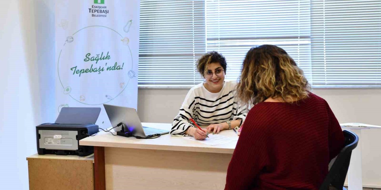 Tepebaşı Belediyesi’nden diyetisyen hizmeti