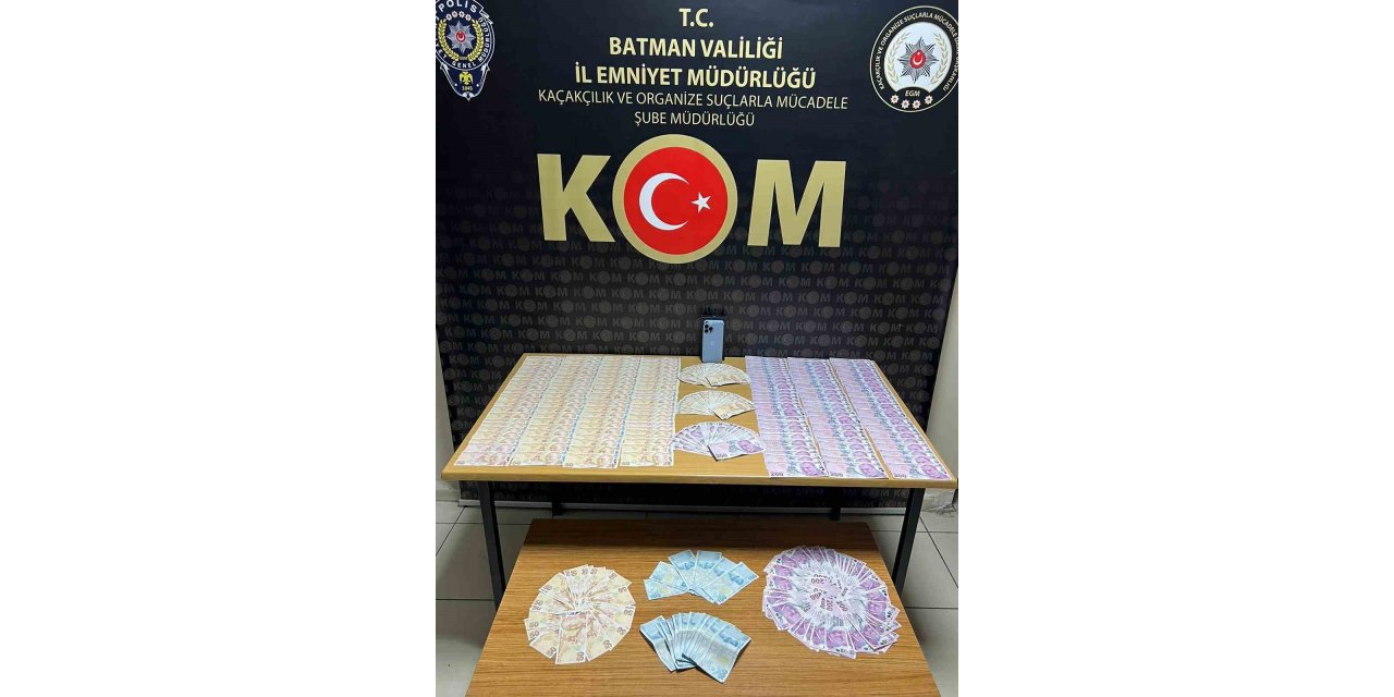 Batman’da sahte parayla telefon alan şahıs 64 bin lira ile yakalandı