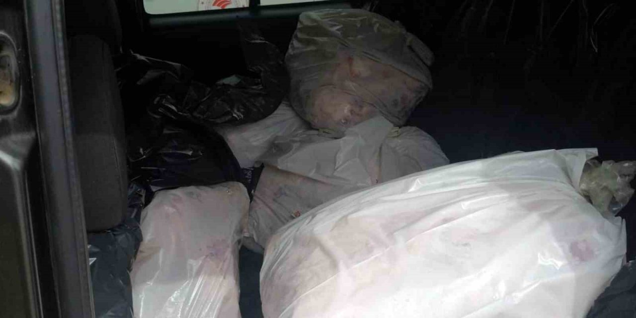 Menteşe’de 563 kilo kaçak et yakalandı