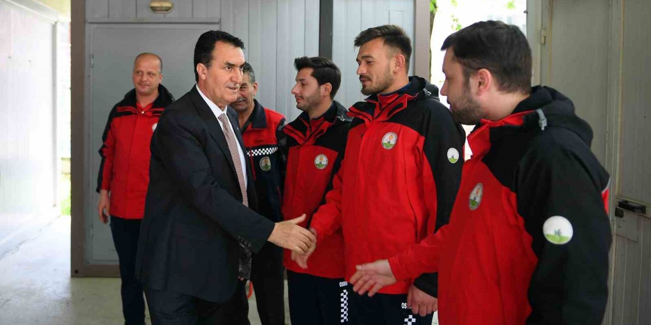 Osmangazi’nin deprem kahramanlarına büyük onur