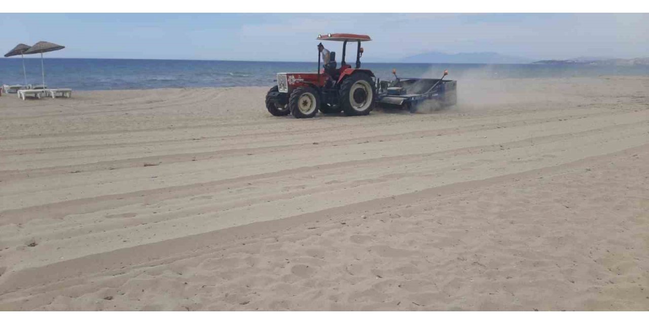 Aydın Büyükşehir Belediyesi sahilleri sezona hazırlıyor