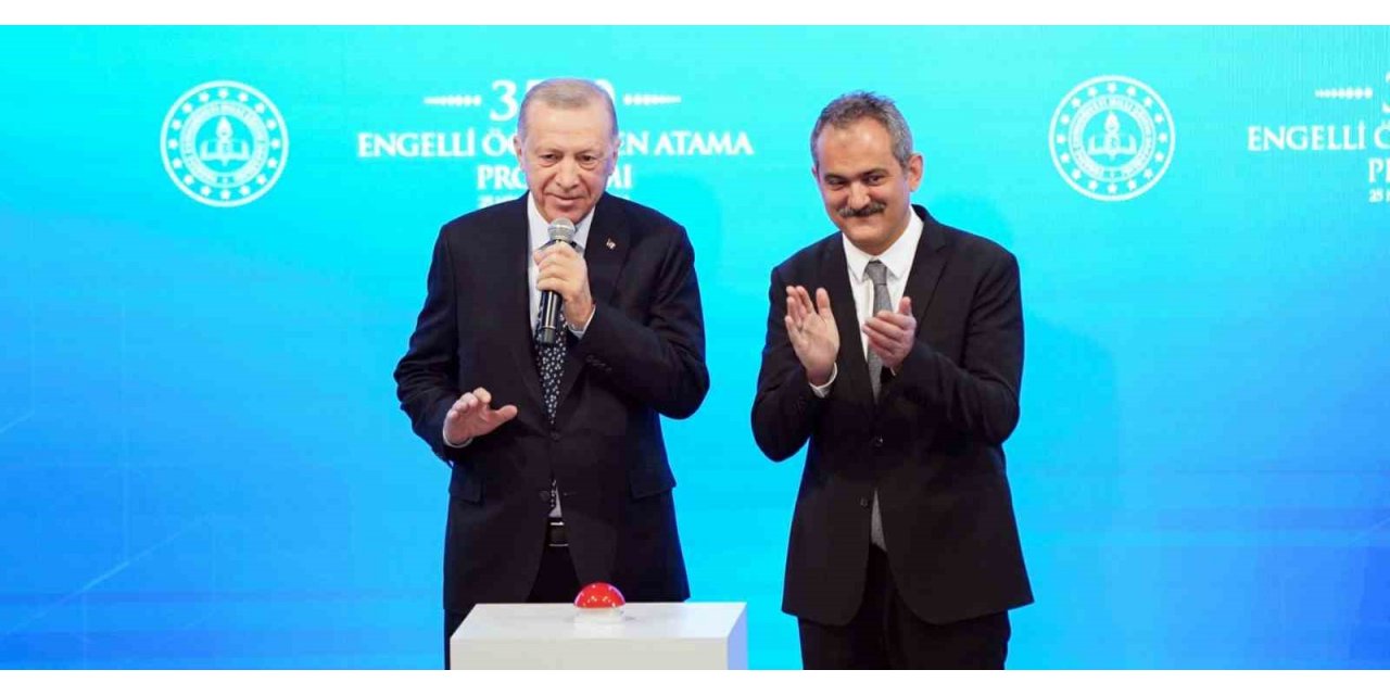 Cumhurbaşkanı Erdoğan: "Atanamayan tüm engelli öğretmen adaylarımızın atamasını gerçekleştirdik"