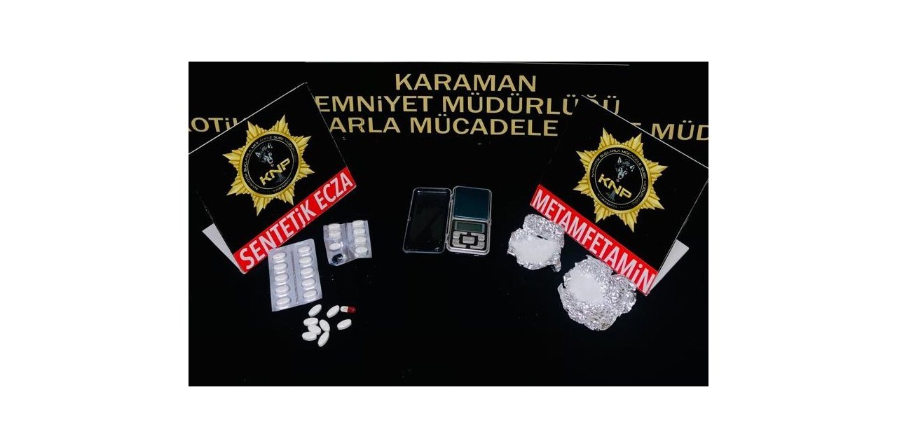 Karaman’da uyuşturucu ticaretinden 1 kişi tutuklandı