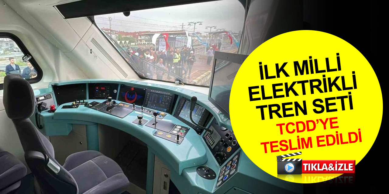 Türkiye'nin ilk yerli ve milli elektrikli tren heyecanı! TCDD’ye teslim edilip Sakarya Garı’na hareket etti