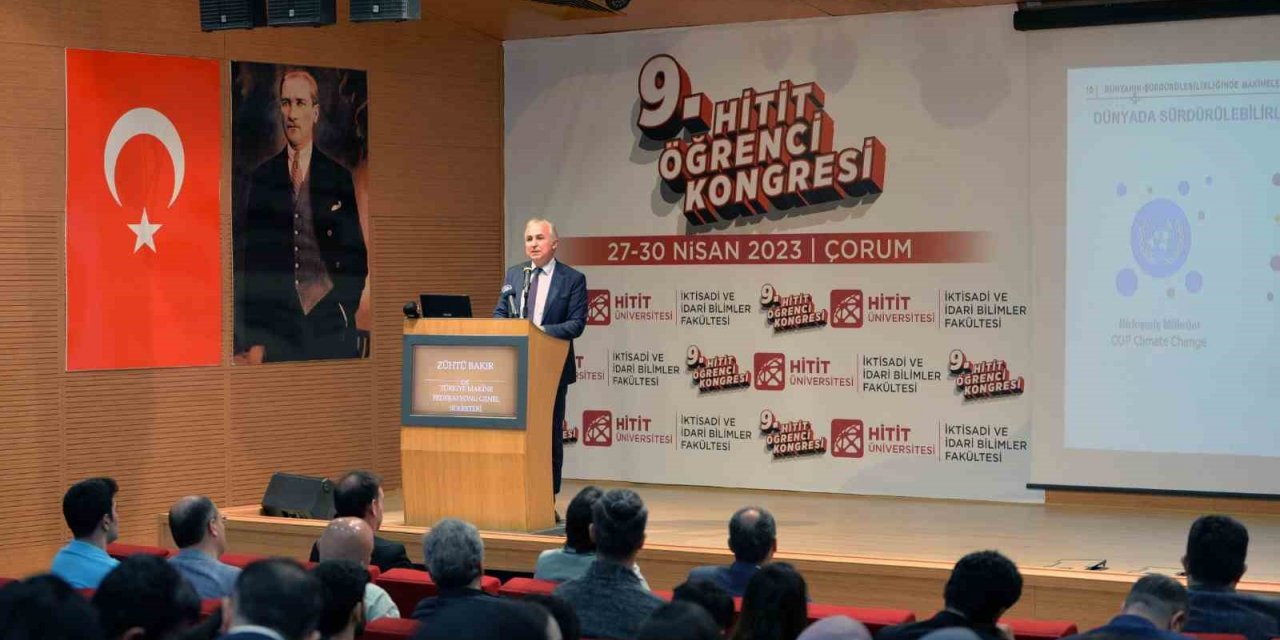 Çorum’da 9. Hitit Öğrenci Kongresi başladı