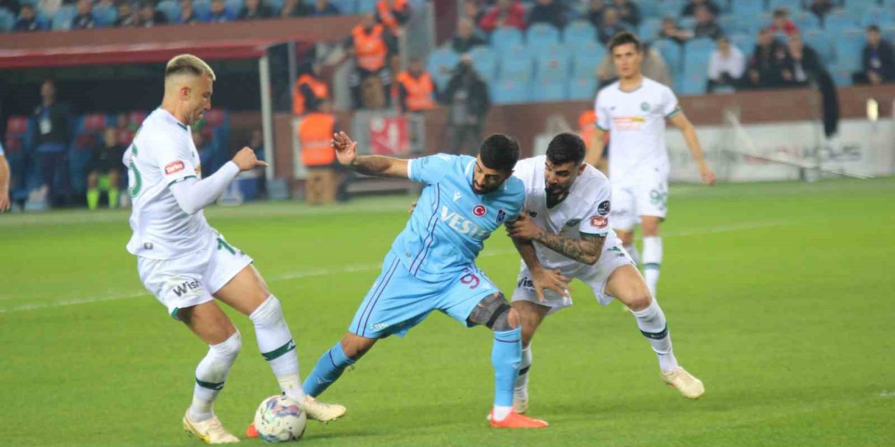 Konyaspor ile Trabzonspor 44. randevuda