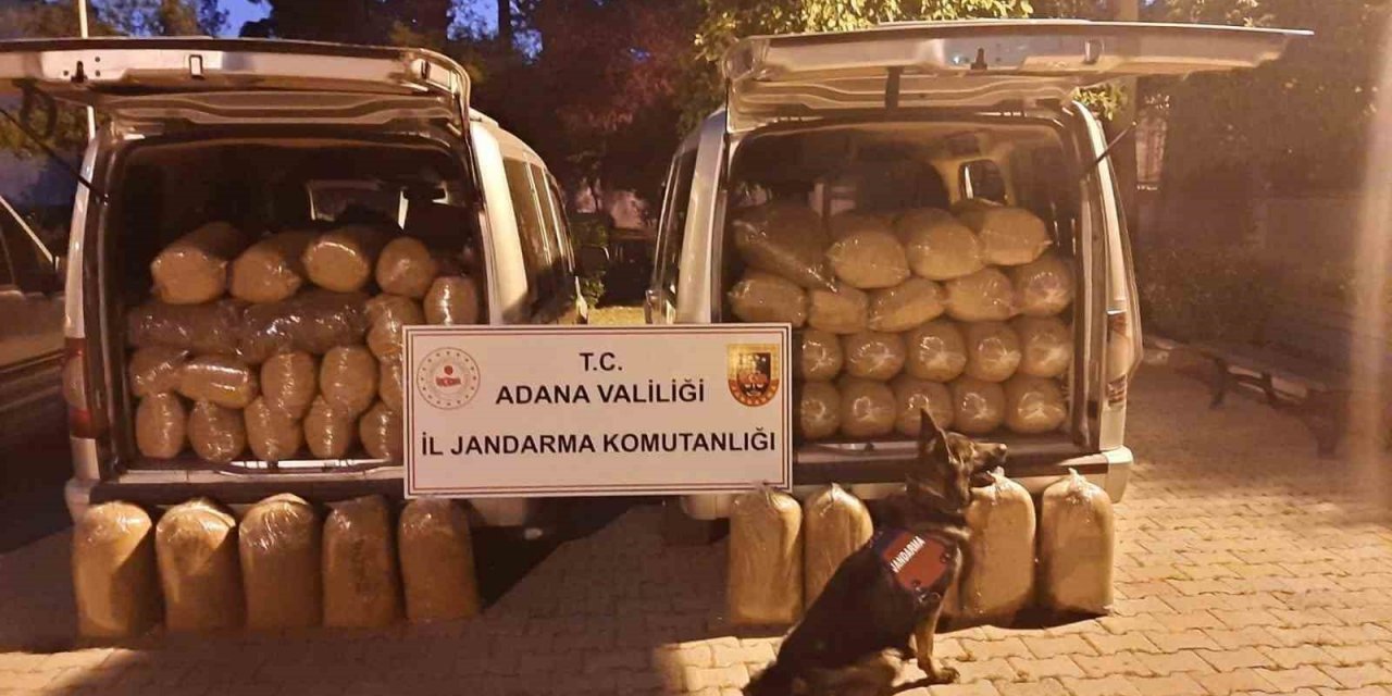 Adana’da 650 kilo kaçak kıyılmış tütün ele geçirildi