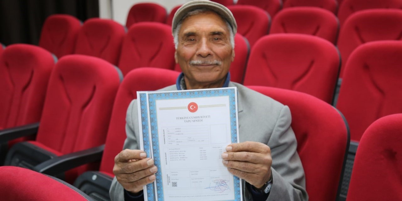 Çameli’nde tapu sevinci