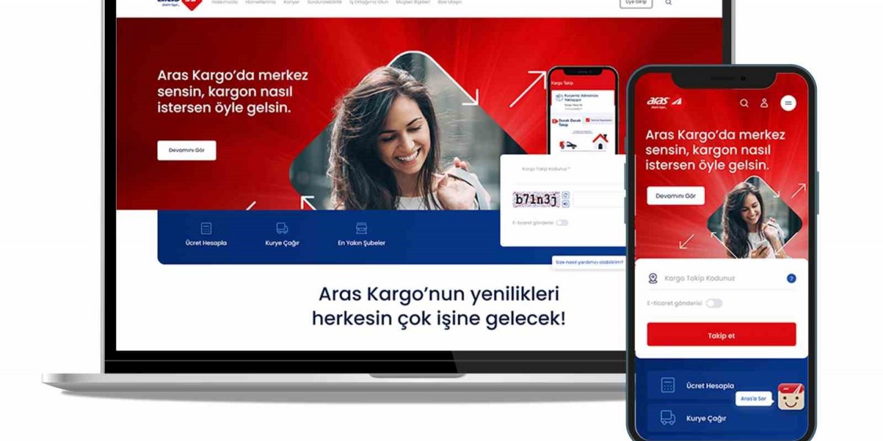 Kullanıcı deneyimine odaklanan Aras Kargo, yeni internet sitesini yayına aldı