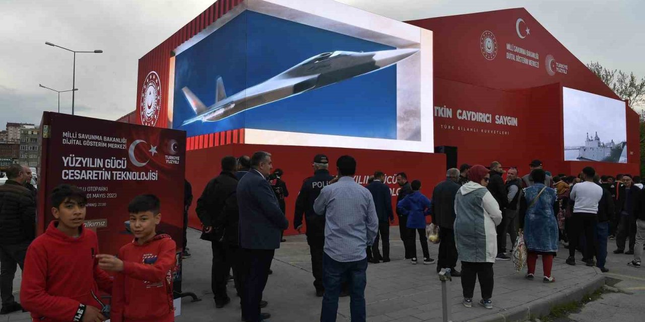 Kayserililerden MSB Dijital Gösterim Merkezi’ne Yoğun İlgi