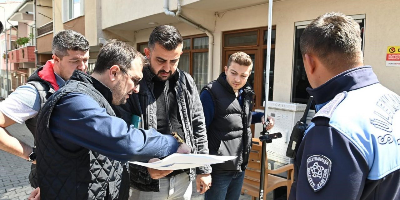 Başkan Yüksel devam eden çalışmaları yerinde inceledi