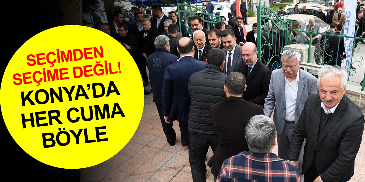 Konya Selçuklu’da Cuma Buluşmaları geleneği devam ediyor