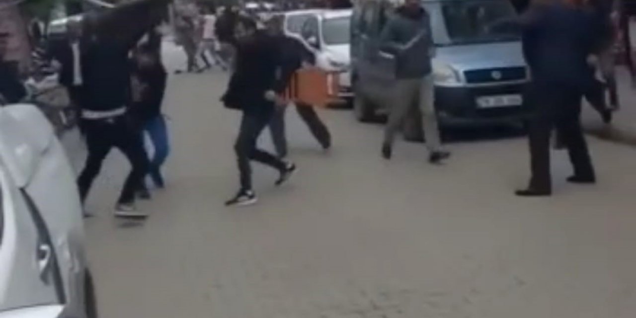 Iğdır’da iki grup arasında çıkan kavganın görüntüleri ortaya çıktı