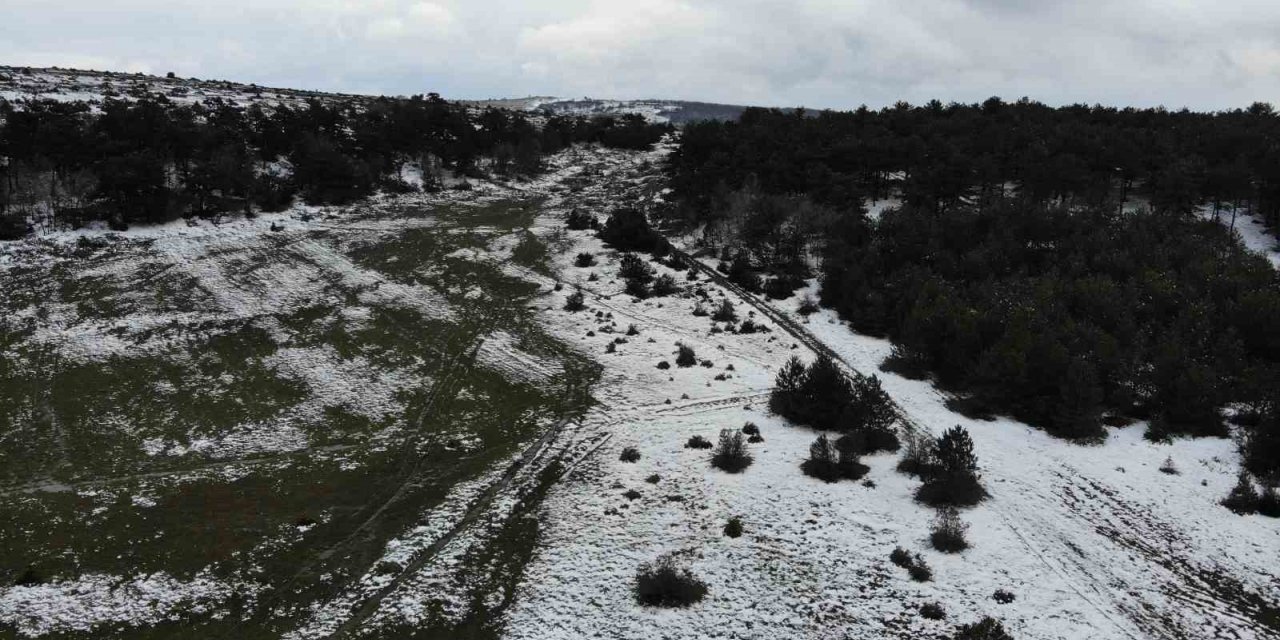 Eskişehir’de Nisan ayında kar sürprizi