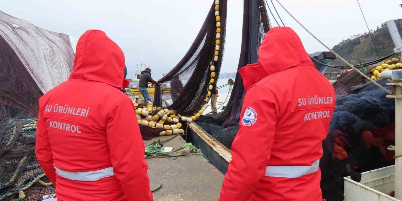 Trabzon’da 2022-2023 balık avı sezonu boyunca toplam 23 ton hamsiye el konuldu