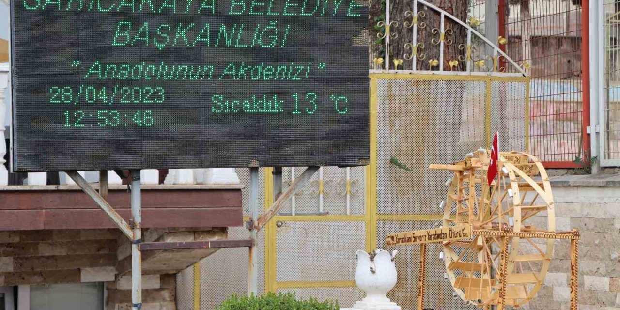 Sarıcakaya’da imrendiren hava