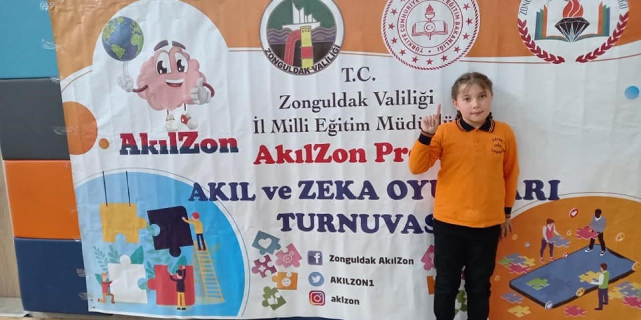 Alaplılı öğrenciden akıl ve zekâ oyunlarında büyük başarı