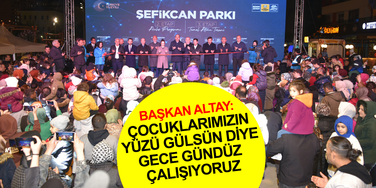 Konya'da açılışlar hız kesmiyor! Şefikcan Parkı’nın ikinci etabı açılırken üçüncü etabının da temeli atıldı